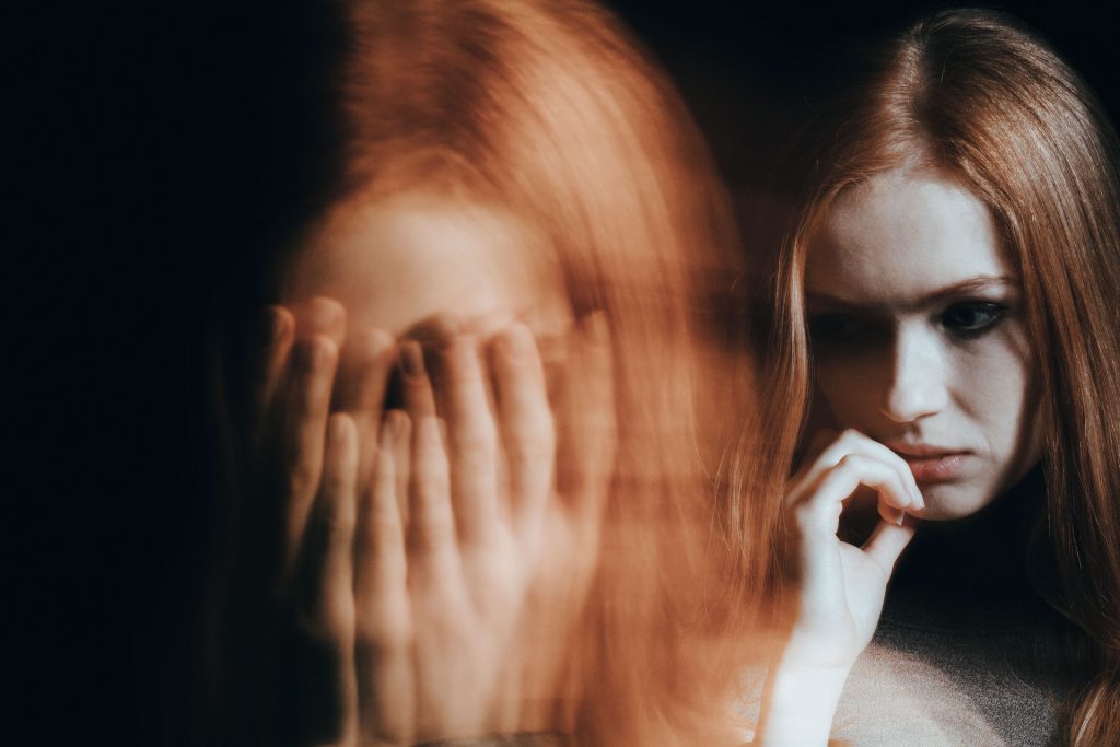 Woman in need of anxiety therapy.