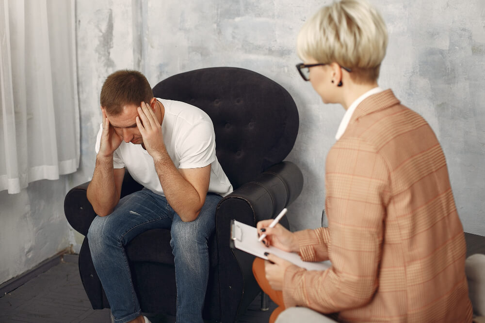 Man seeking professional therapy for trauma and PTSD at Los Angeles Therapy Institute