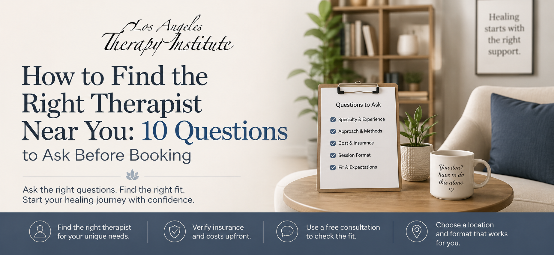 How to find the right therapist